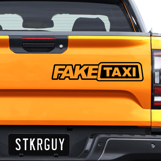 Fake Taxi Vinyl Decal Sticker The Sticker Guy