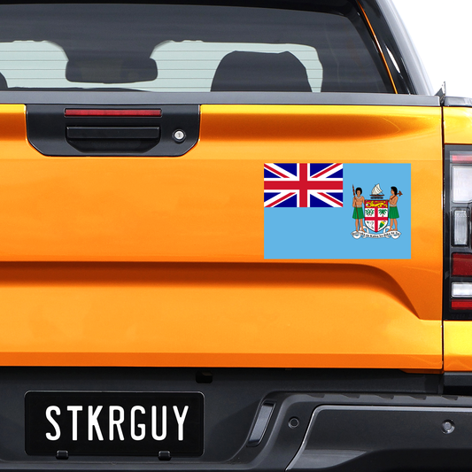 Fiji Coat of Arms Flag Decal Sticker The Sticker Guy