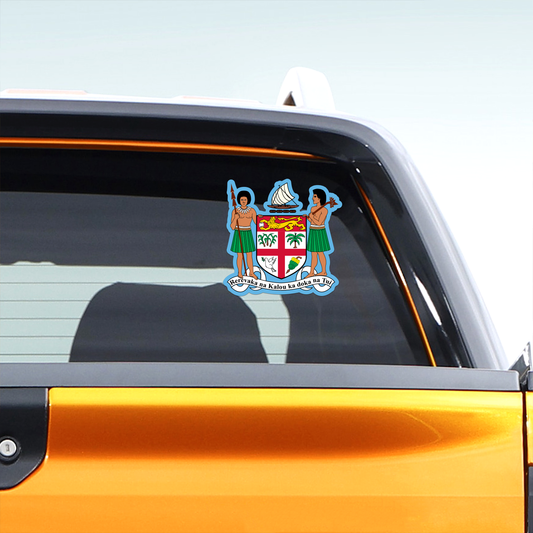 Fiji Coat of Arms Shield Decal Sticker The Sticker Guy 3