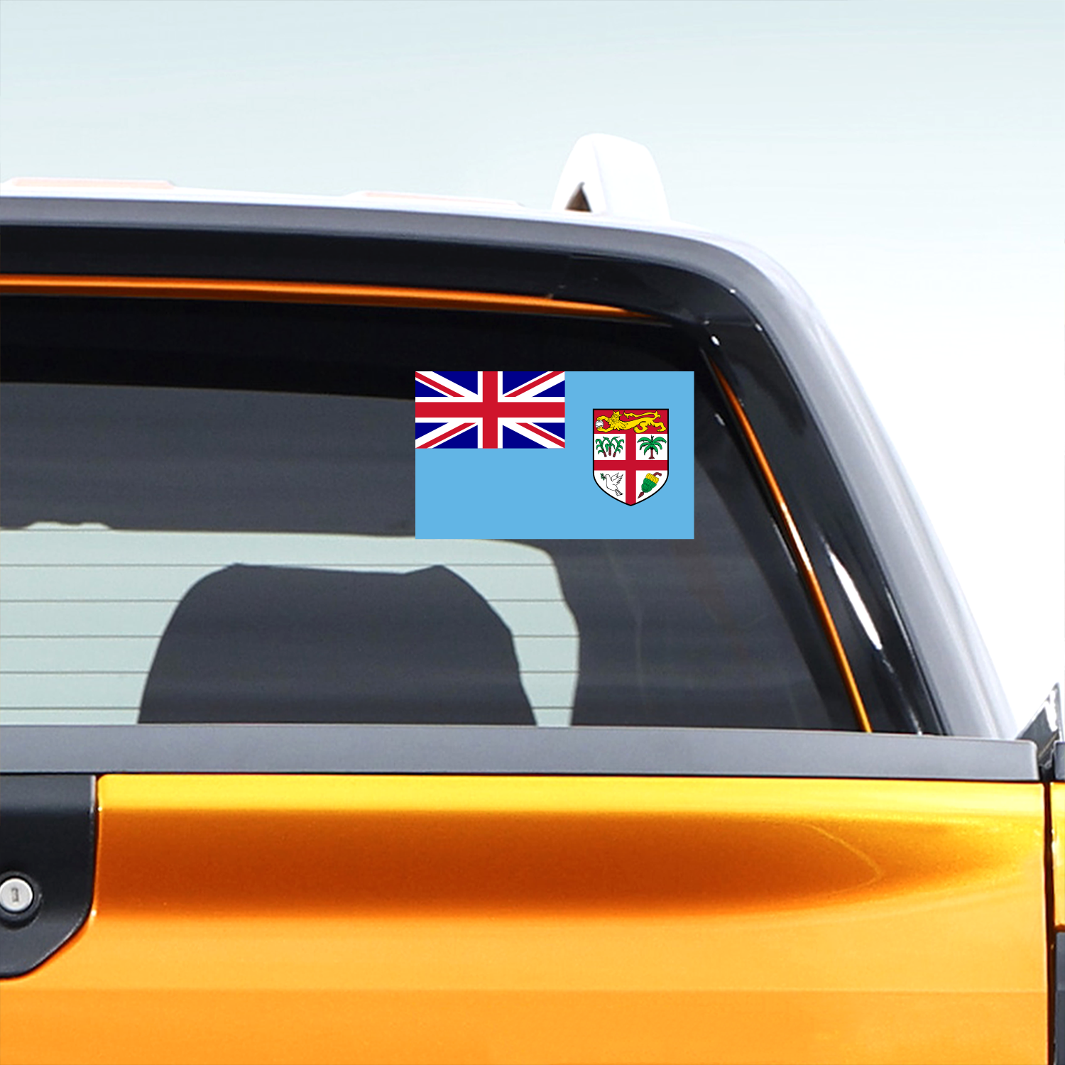 Fiji Flag Decal Sticker The Sticker Guy 2