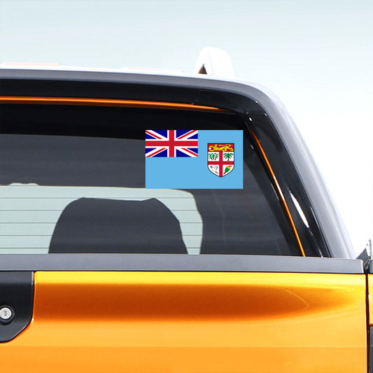 Fiji Flag Decal Sticker The Sticker Guy 2