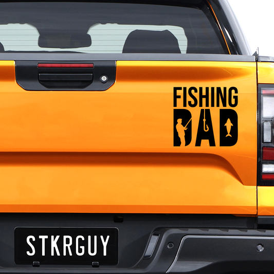 Fishing Dad Decal Sticker 1
