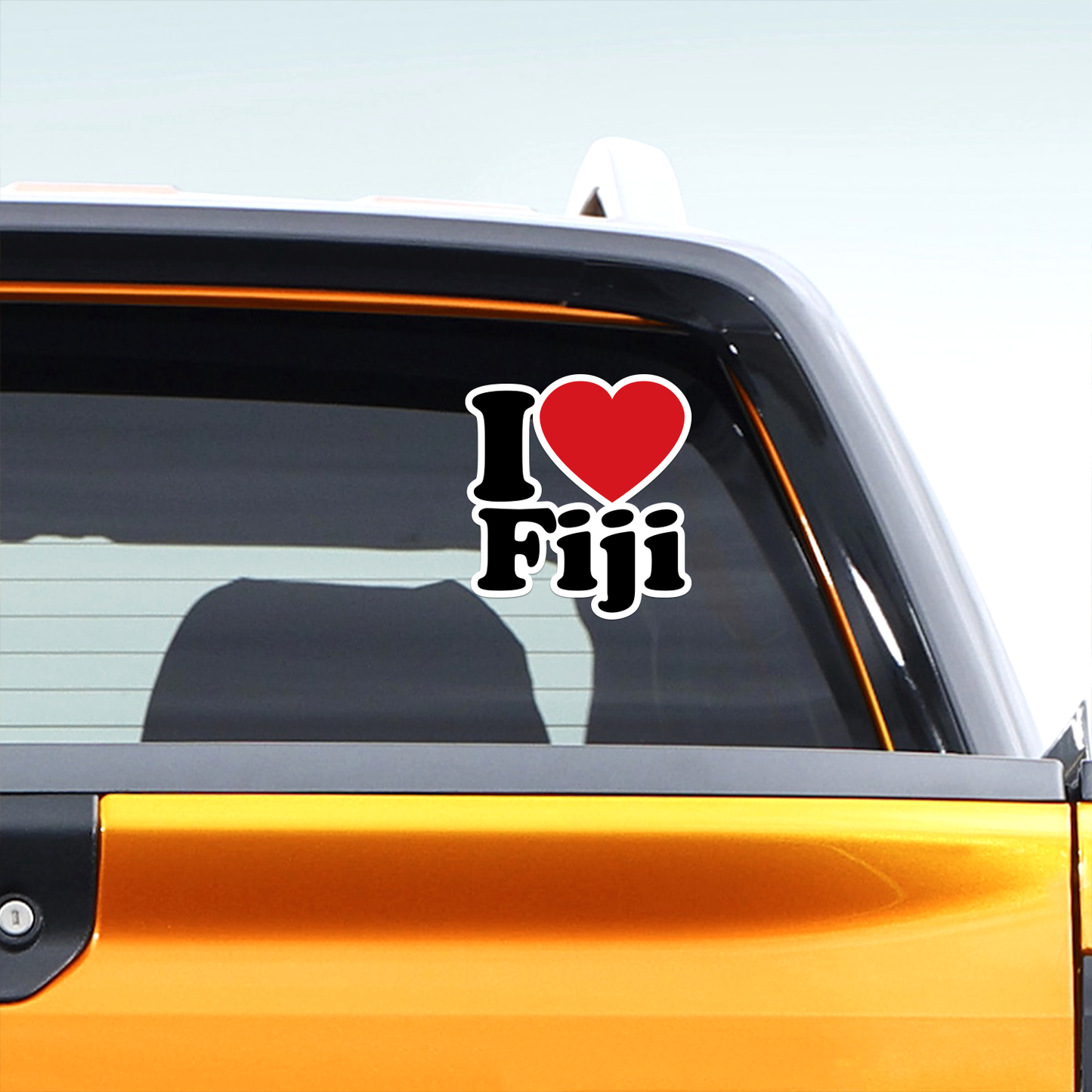 I Love(Heart)Fiji Decal Sticker The Sticker Guy 2