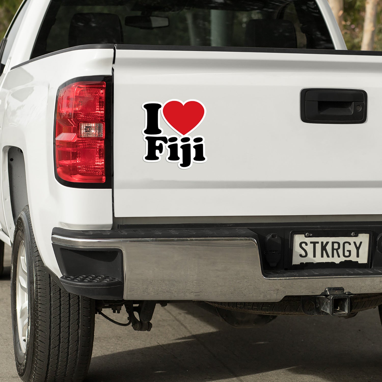 I Love(Heart)Fiji Decal Sticker The Sticker Guy 3