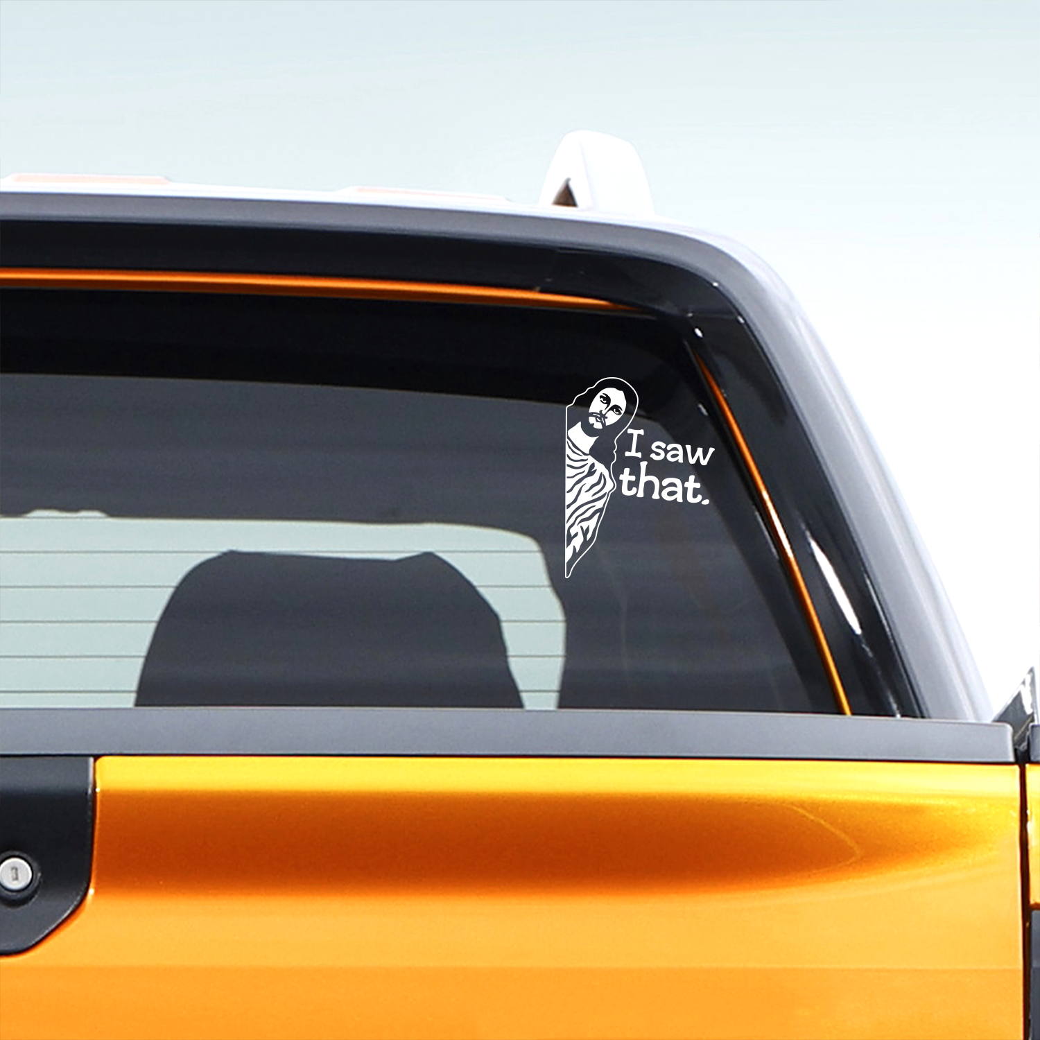 Jesus I saw That Vinyl Decal Sticker The Sticker Guy 1