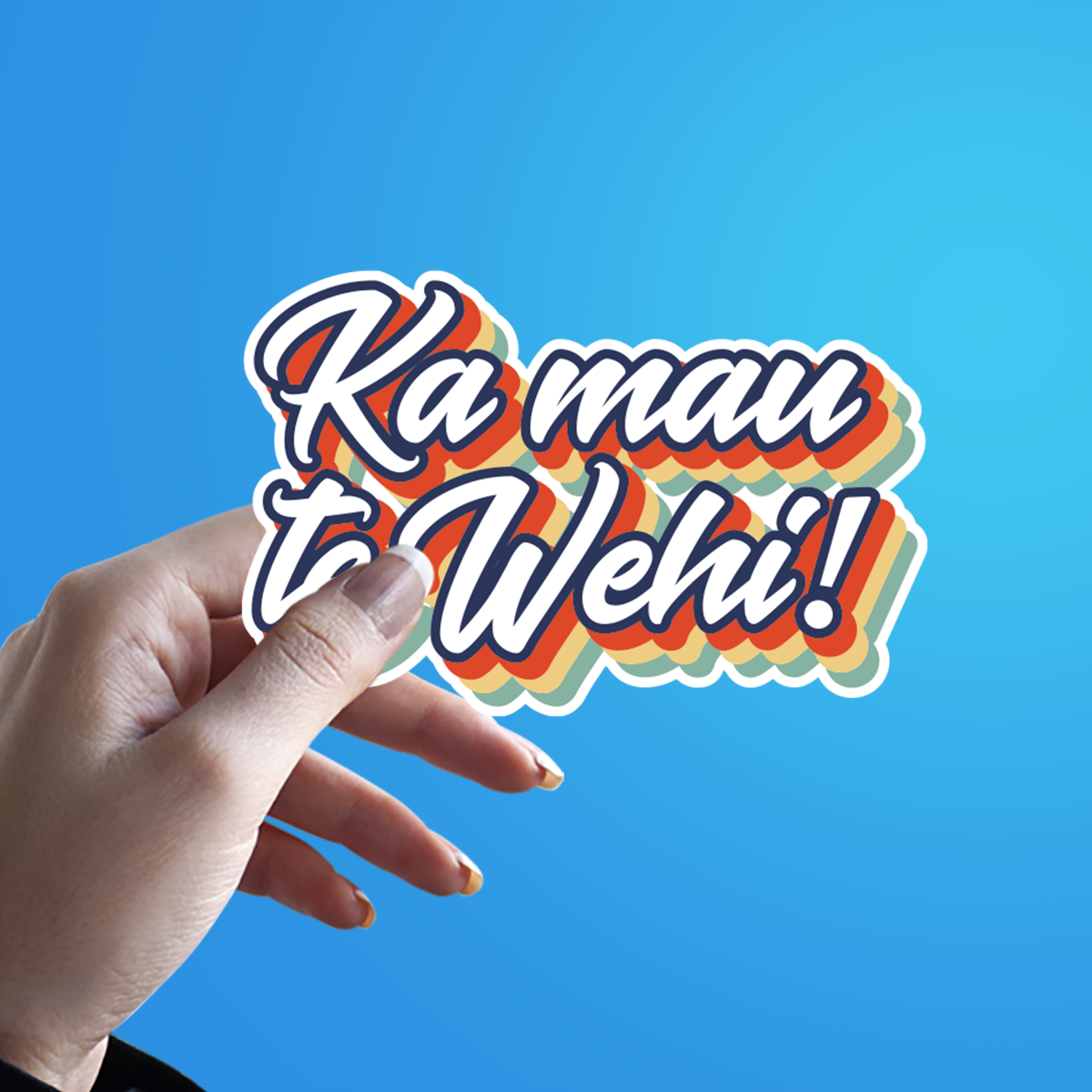 Ka Mau Te Wahi Maori New Zealand Sticker The Sticker Guy2