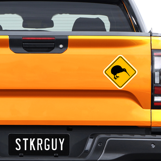 Kiwi Road Sign New Zealand Sticker The Sticker Guy