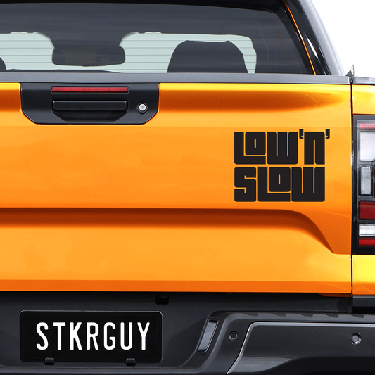Low n Slow Vinyl Decal Sticker The Sticker Guy