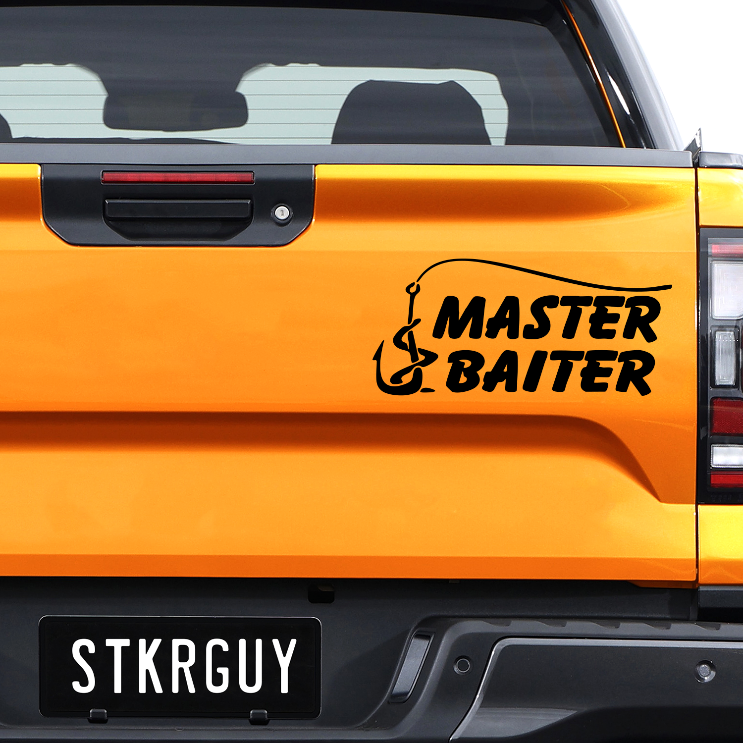 Master Baiter Fishing Decal Sticker