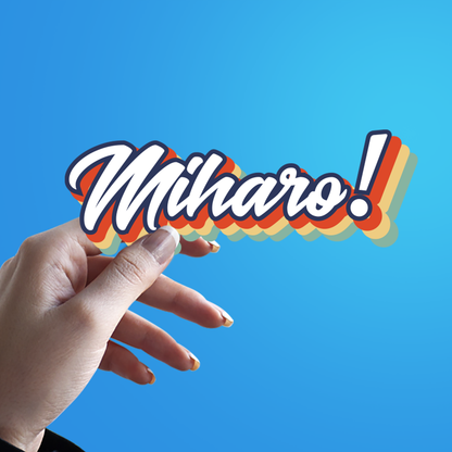 Miharo Maori New Zealand Sticker The Sticker Guy 2
