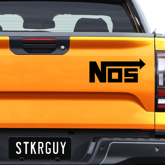NOS Sign Vinyl Decal Sticker 2