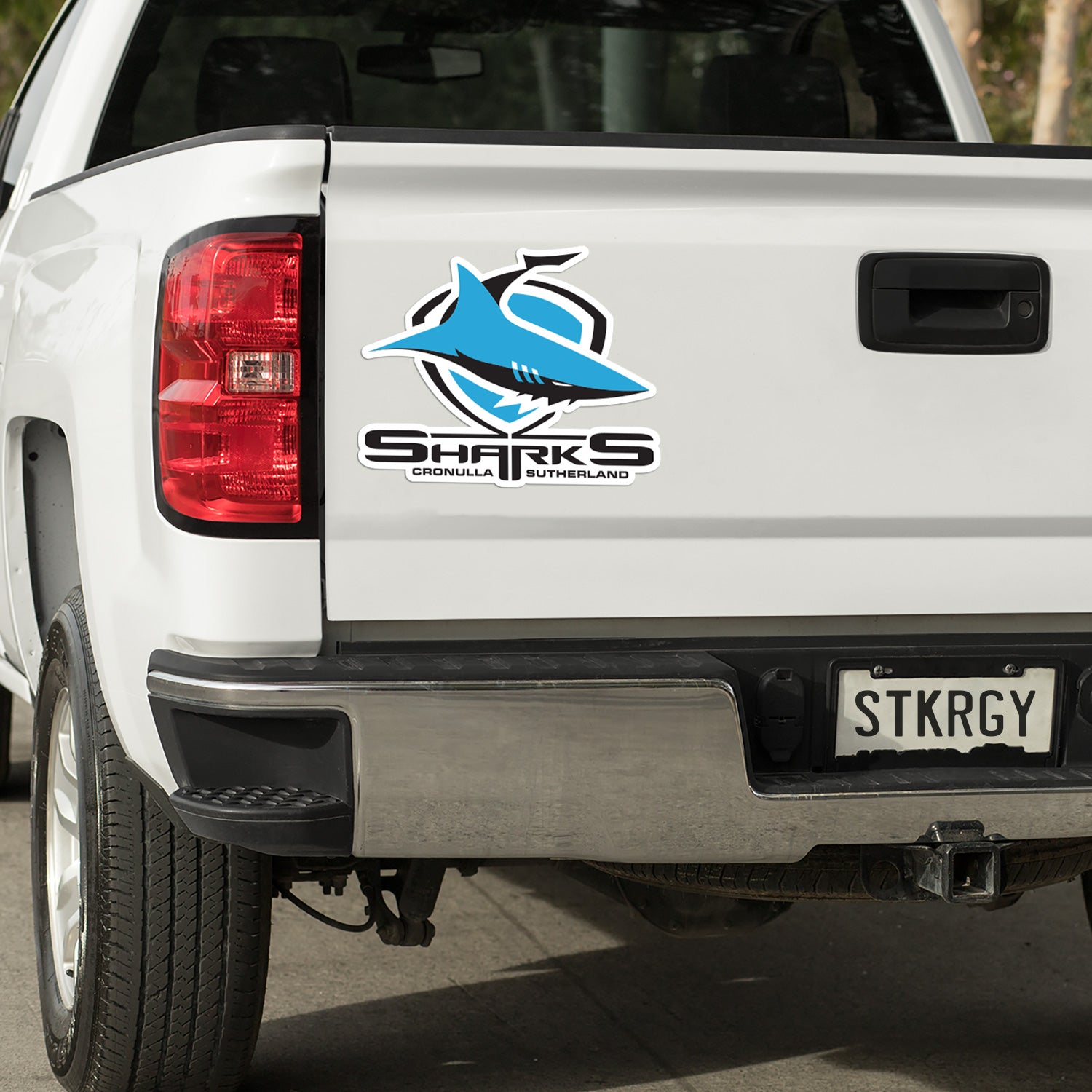 NRL Cronulla Sutherland Sharks Rugby Decal Sticker 3