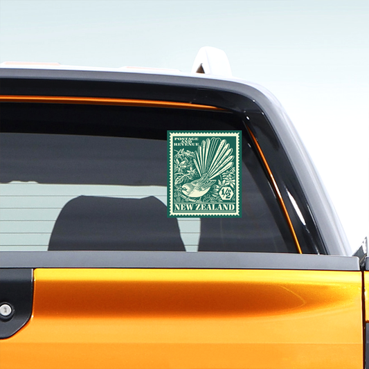 New Zealand Retro Stamp Map Decal Sticker 2