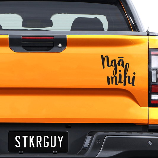 Nga Mihi Maori New Zealand Decal Sticker V2