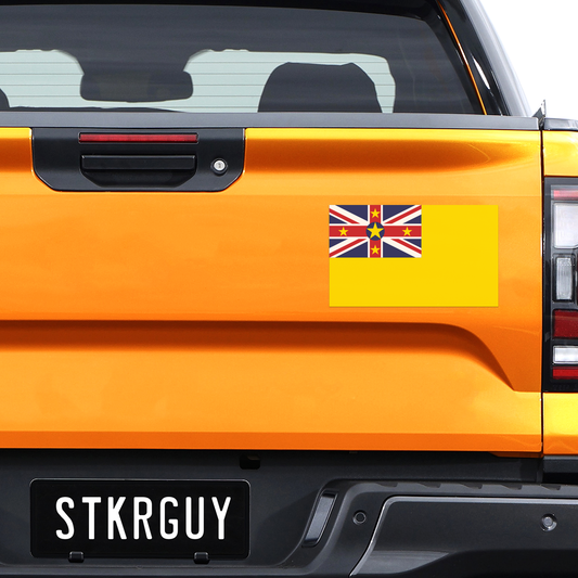Niue Flag Decal Sticker The Sticker Guy