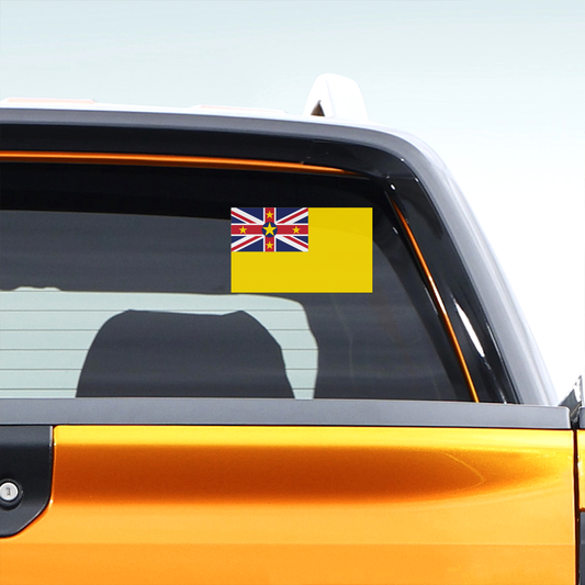 Niue Flag Decal Sticker The Sticker Guy_2