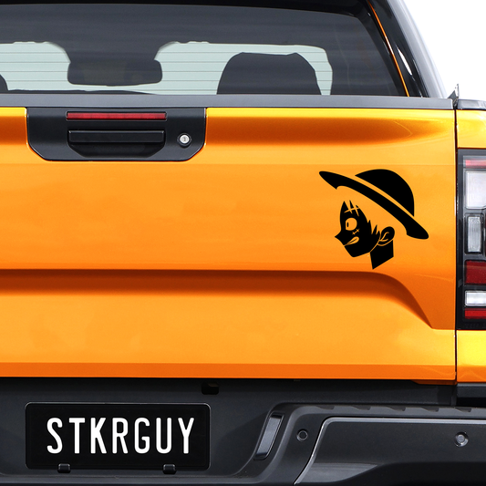One Piece Monkey D Luffy Head Decal Sticker