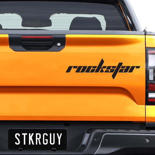 Rockstar Text Vinyl Decal Sticker The Sticker Guy