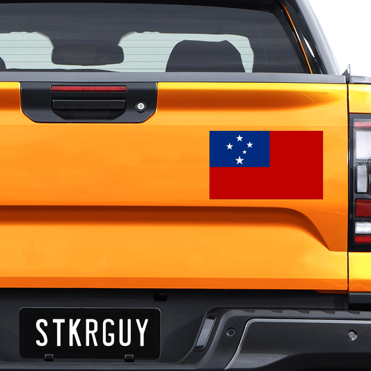 Samoa Flag Decal Sticker The Sticker Guy