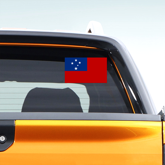 Samoa Flag Decal Sticker The Sticker Guy 2
