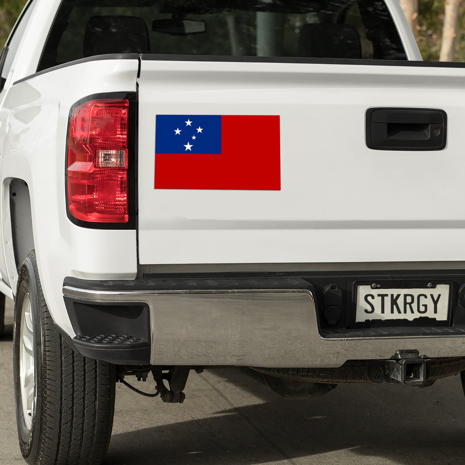Samoa Flag Decal Sticker The Sticker Guy 3