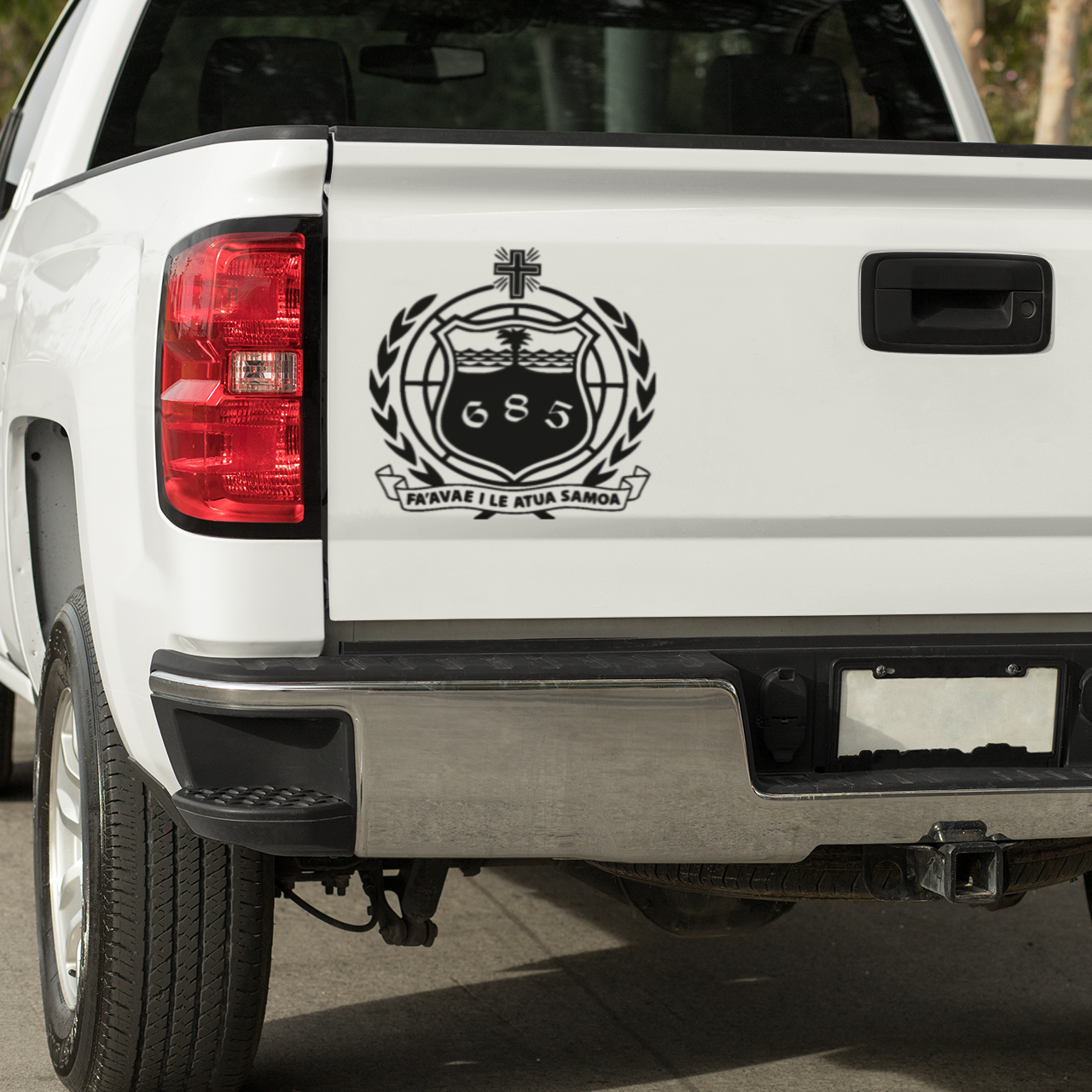 Samoan Shield 685 Sticker Decal 4