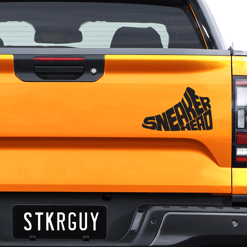 Sneaker Head Decal Sticker – The Sticker Guy