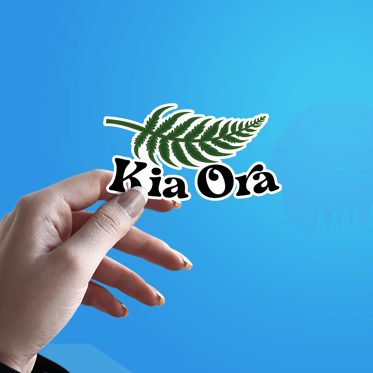 Kia Ora Sticker - The Sticker Guy