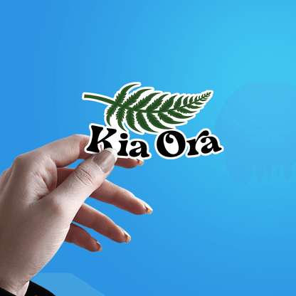 Kia Ora Sticker - The Sticker Guy