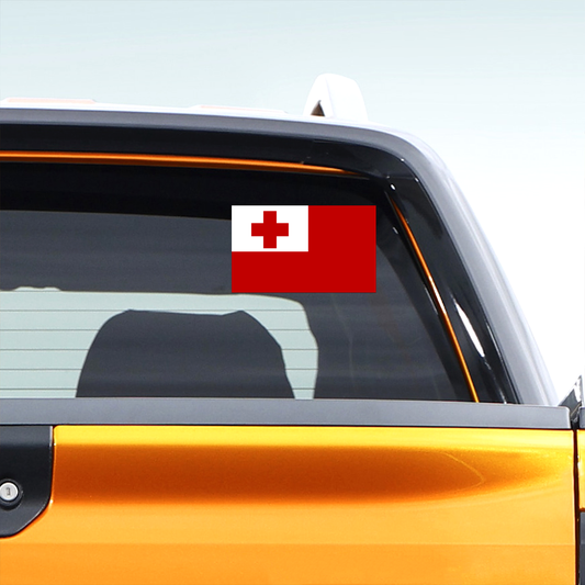 Tonga Flag Decal Sticker The Sticker Guy 1