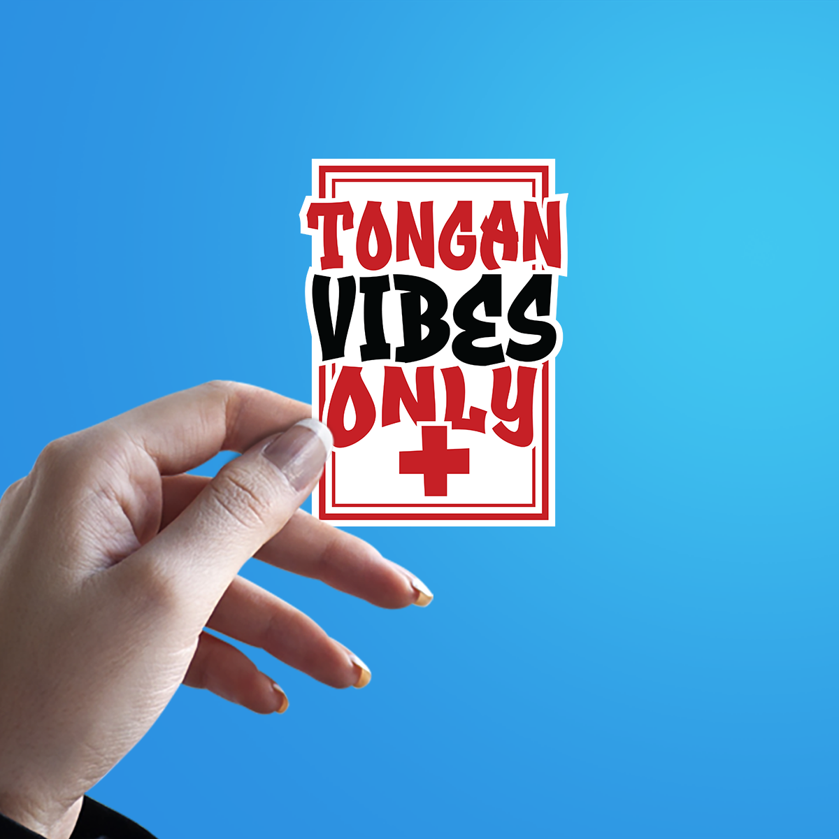 Tongan-Vibes-Only-Sticker