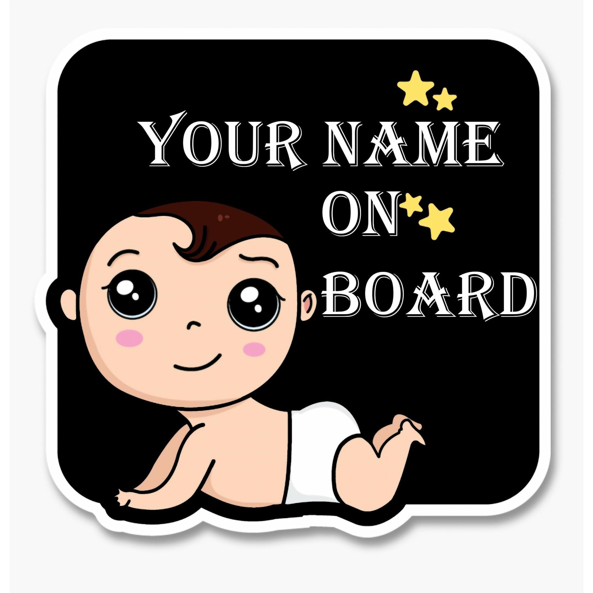 Baby on Board Customised Decal Sticker - The Sticker Guy