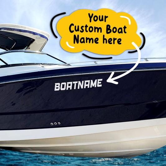 Boat Name| Outdoor Decal Sticker