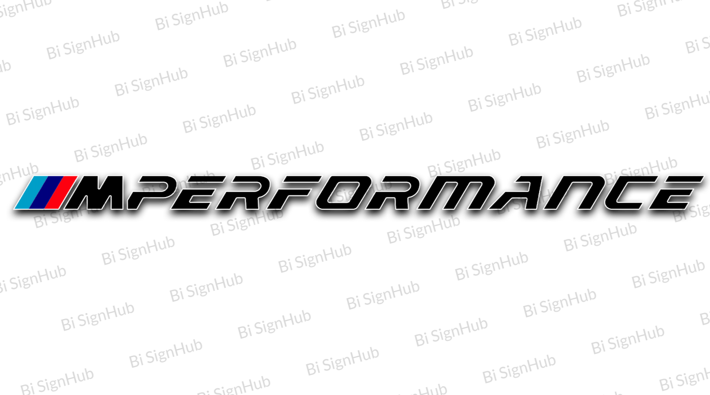 Car Decal Sticker M Performance - The Sticker Guy