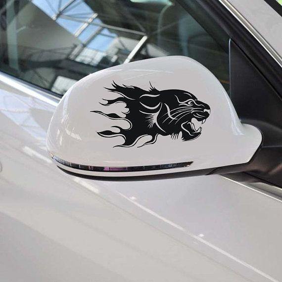 Car Side Mirrors Panther Decal Sticker - The Sticker Guy