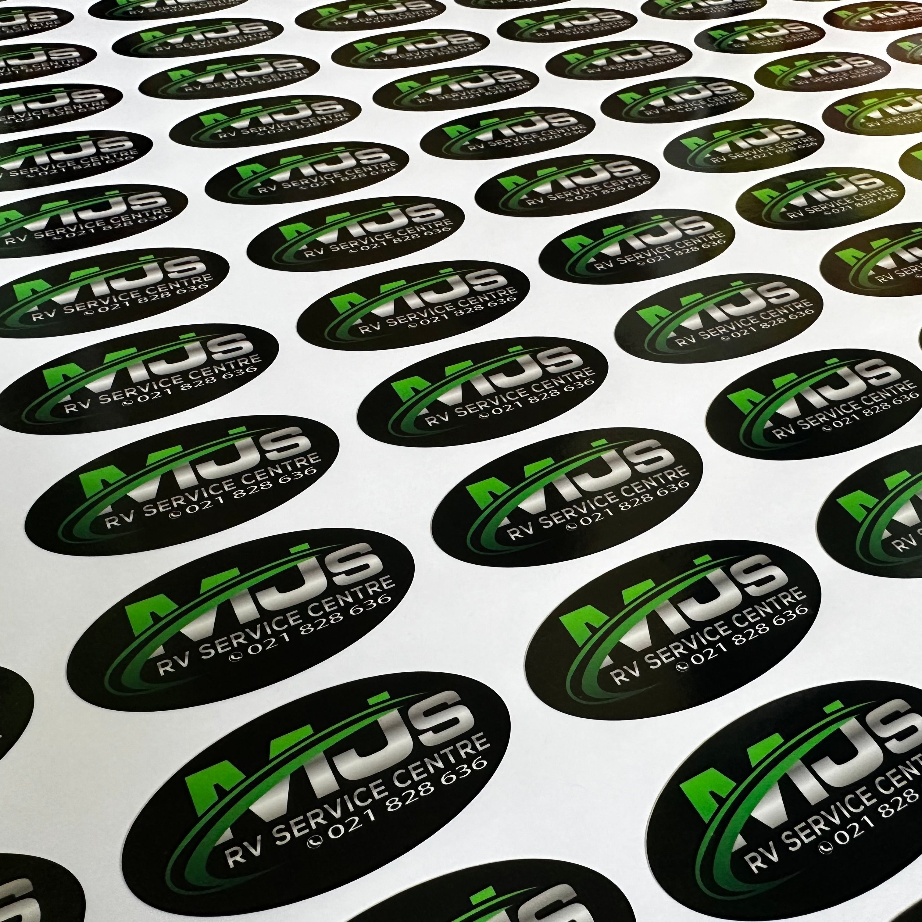 Custom Stickers Oval – The Sticker Guy
