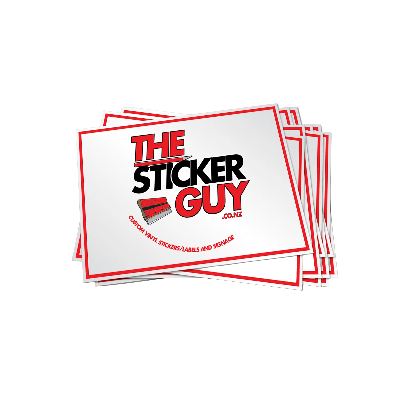 Custom Promotional Rectangle Individual Cut Stickers | The Sticker Guy