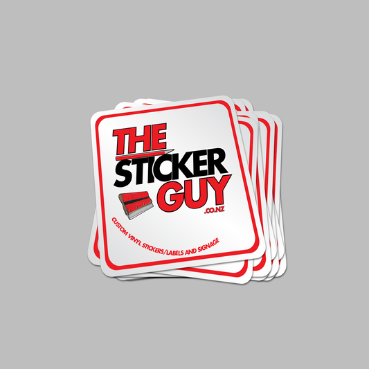 Custom Promotional Square Individual Cut Stickers