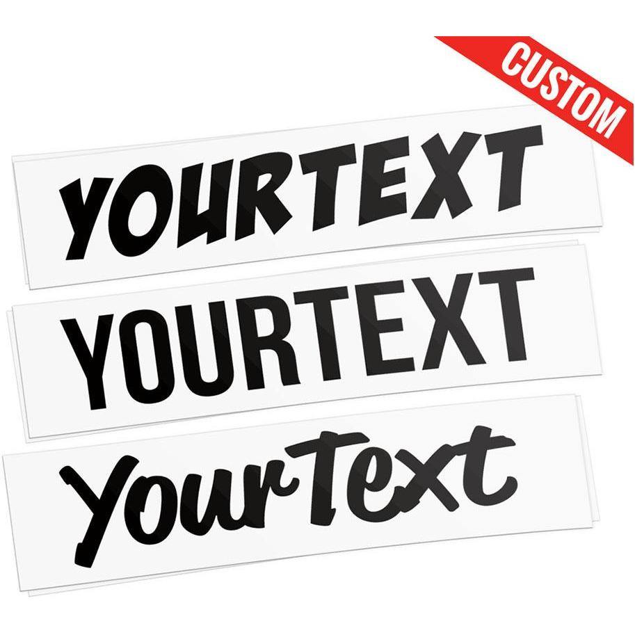 Graphic Design Lettering Sticker Custom Vinyl Lettering Sticker Decal – The Sticker Guy