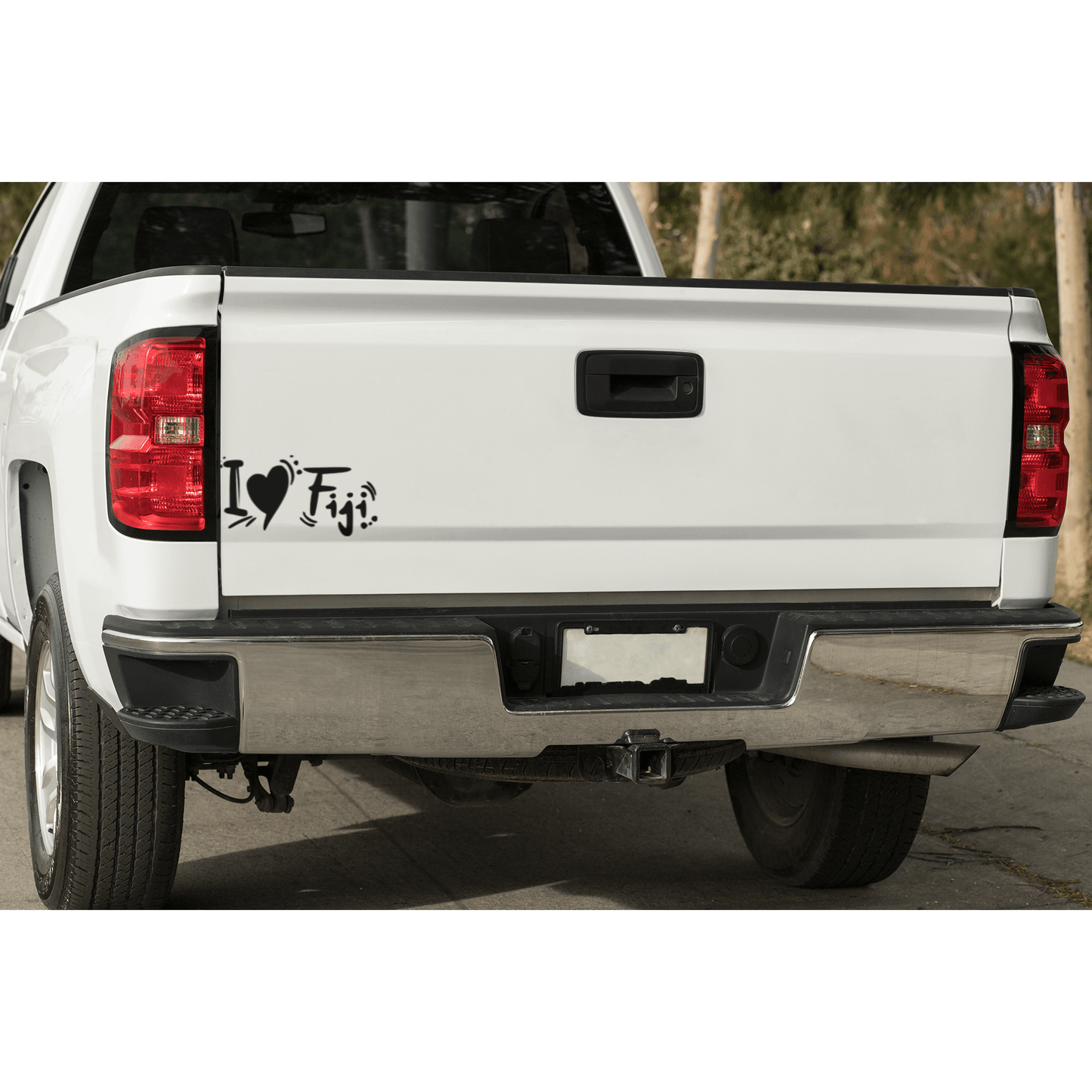 I Love Fiji Car Decal Sticker - Bi Sign Hub