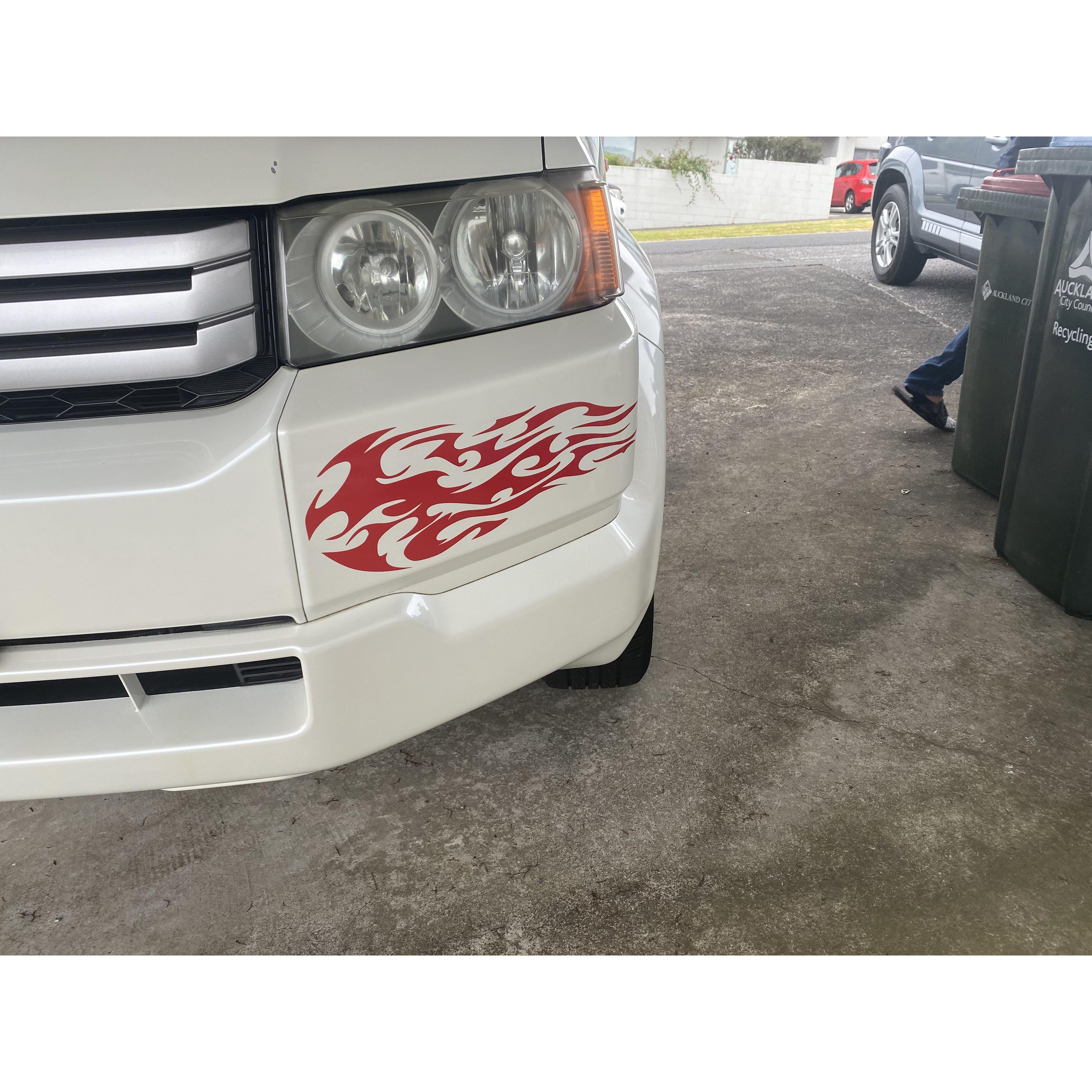 Tribal Fireball Sticker Decal – The Sticker Guy