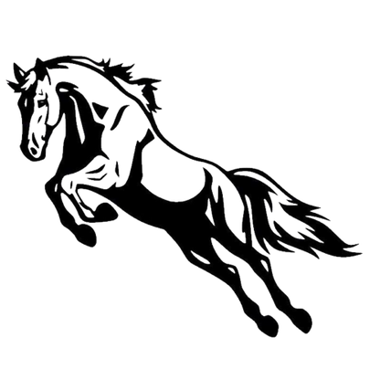 Horse Car Decal Sticker - Bi Sign Hub