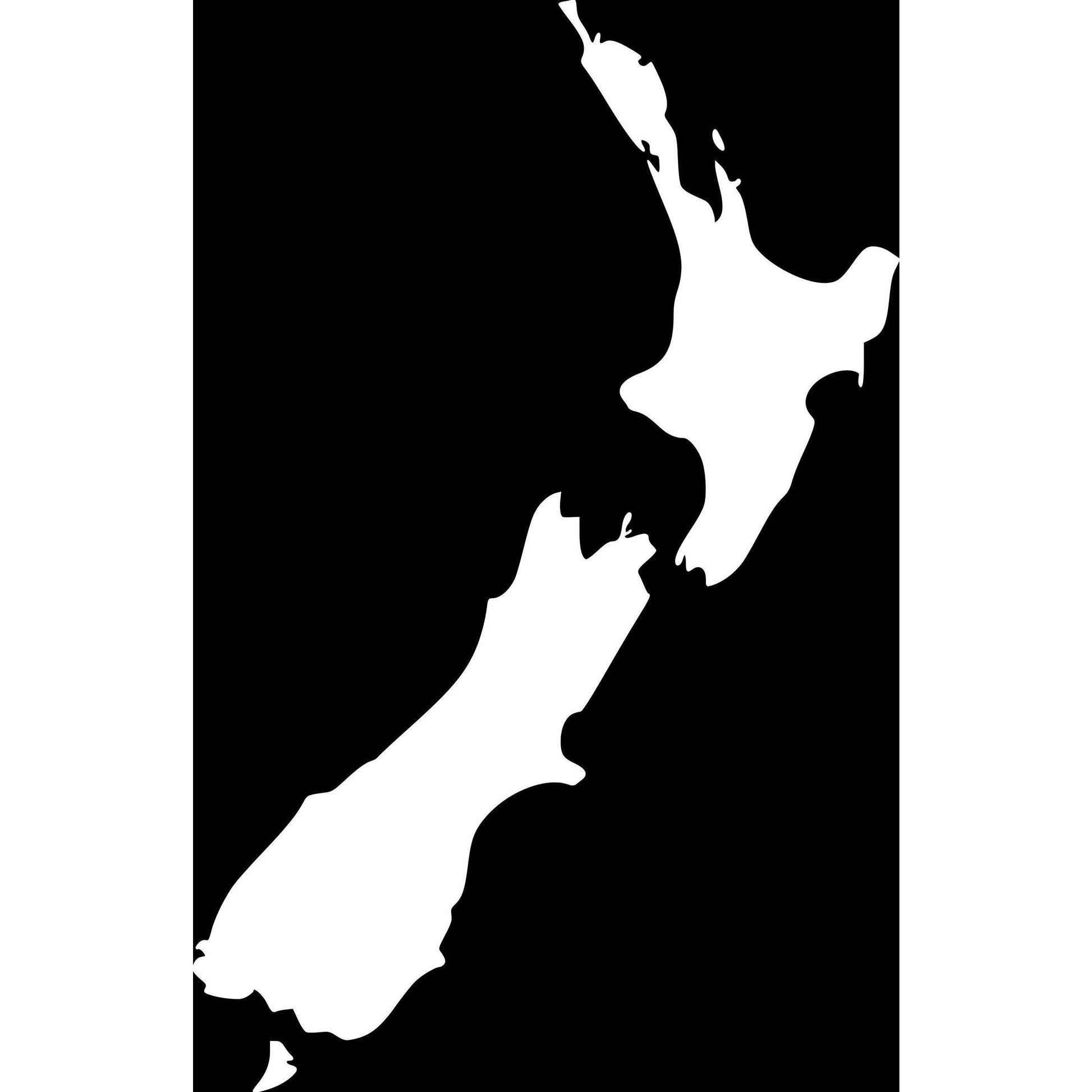 NZ Map Car Decal Sticker - Bi Sign Hub