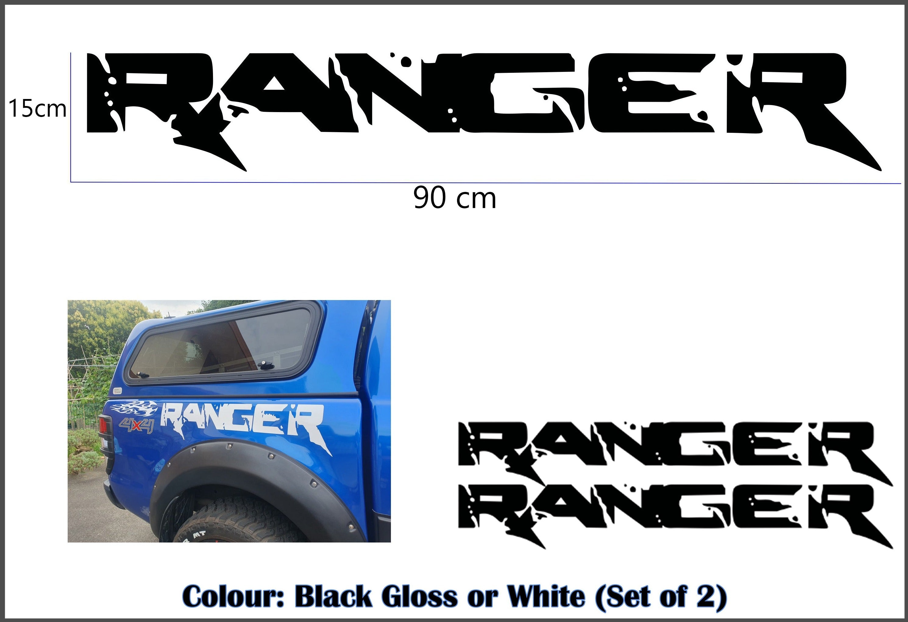 Ranger Car Decal Sticker – The Sticker Guy