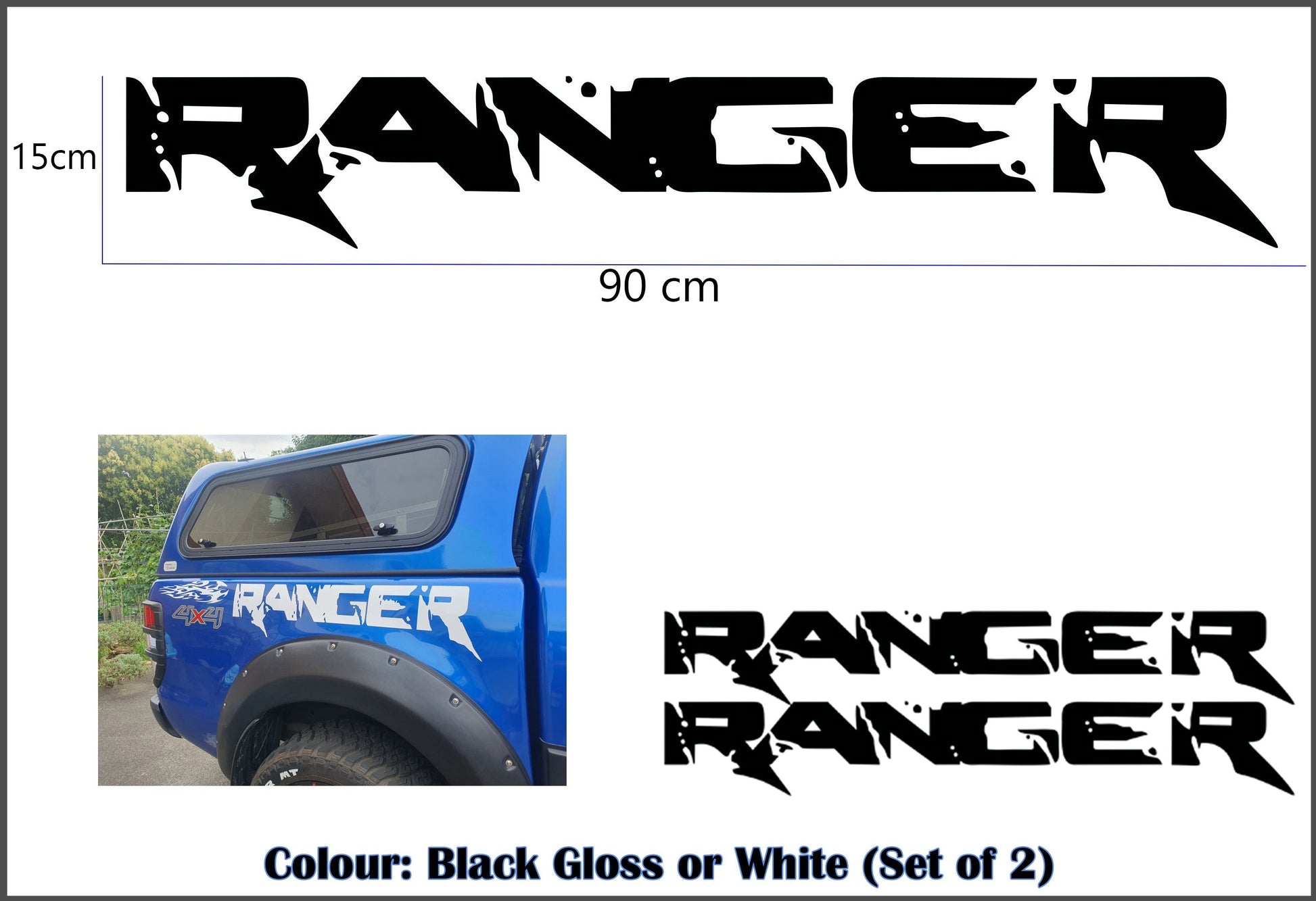Ranger Car Decal Sticker – The Sticker Guy