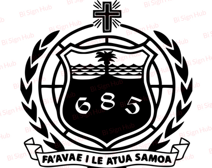 Samoa Sheid Samoan Shield 685 Sticker Decal Bi Sign Hub – The Sticker Guy